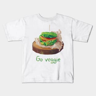 Go veggie! Kids T-Shirt